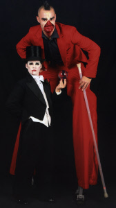 Contact Ball vampire and stiltwalker