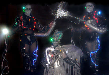 LED Halloween performers