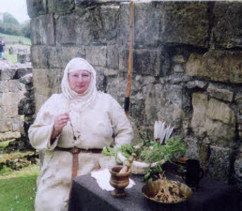 medieval herb woman